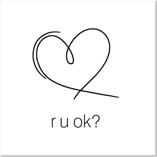 r u ok Posters and Art